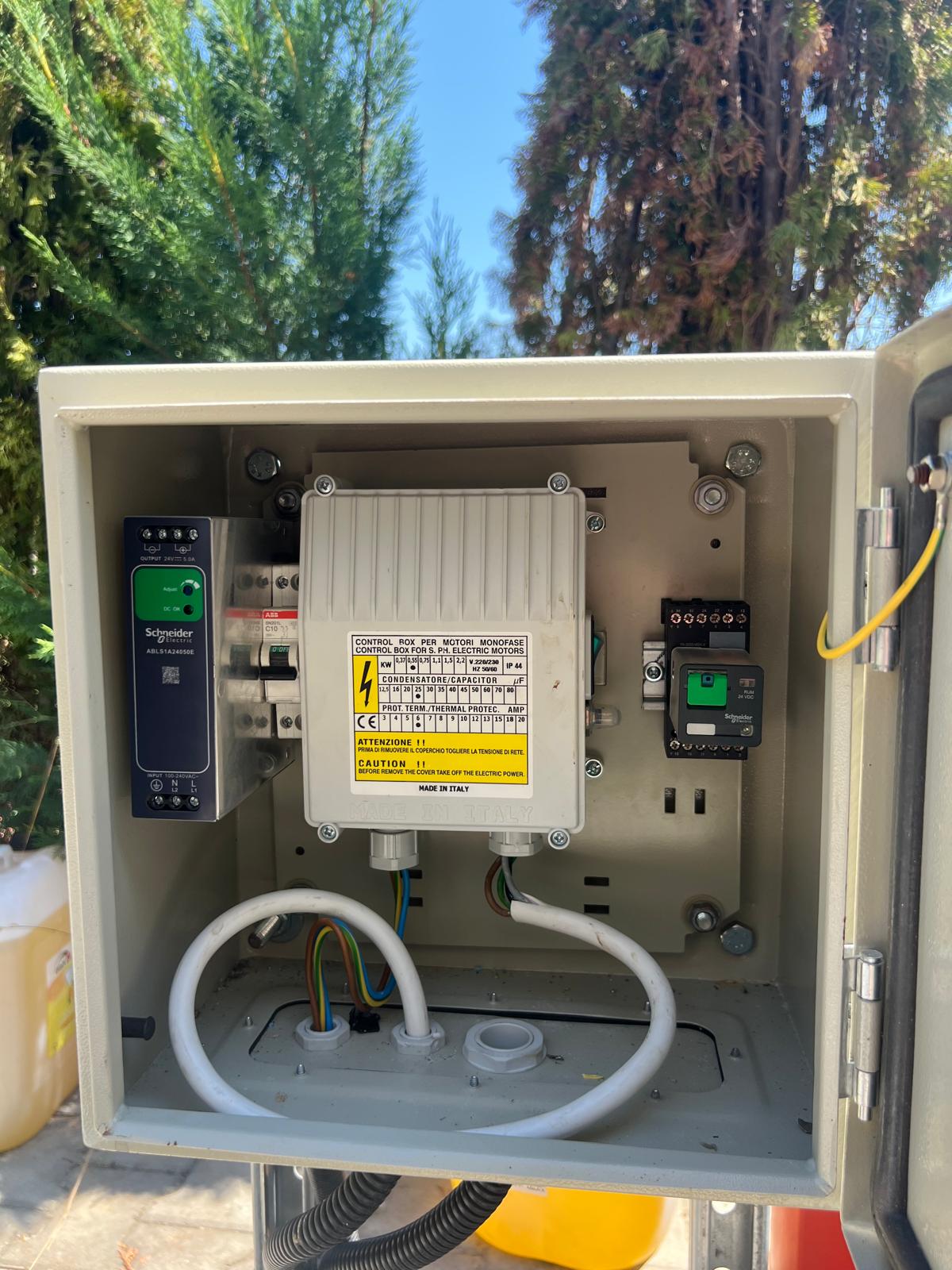 Tablou electric pentru control pompă